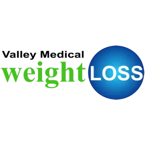 Weight-Loss-Program-with-PhenCapz-1-WEEK-600x600 - Valley Medical Weight Loss & Med Spa Logo reading 'weight loss' with green 'weight' text beside a blue sphere containing 'LOSS' in white.