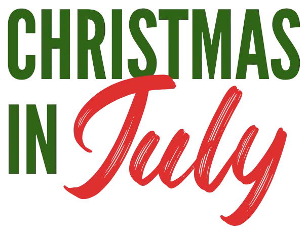 Graphic text reading 'Christmas in Italy' with 'CHRISTMAS' in green block letters and 'Italy' in red cursive script.