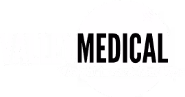 Bold black word MEDICAL on a white background (large heading).